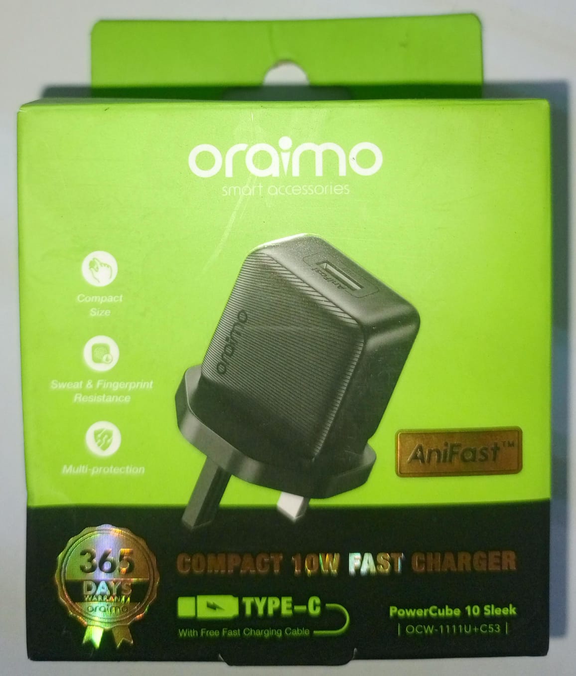 Oraimo Type C Charger  - Image 1