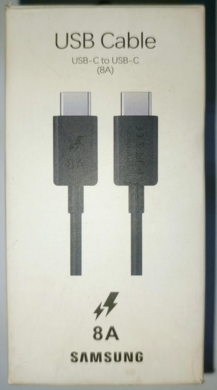 8A USB C to C charging cable - Image 1